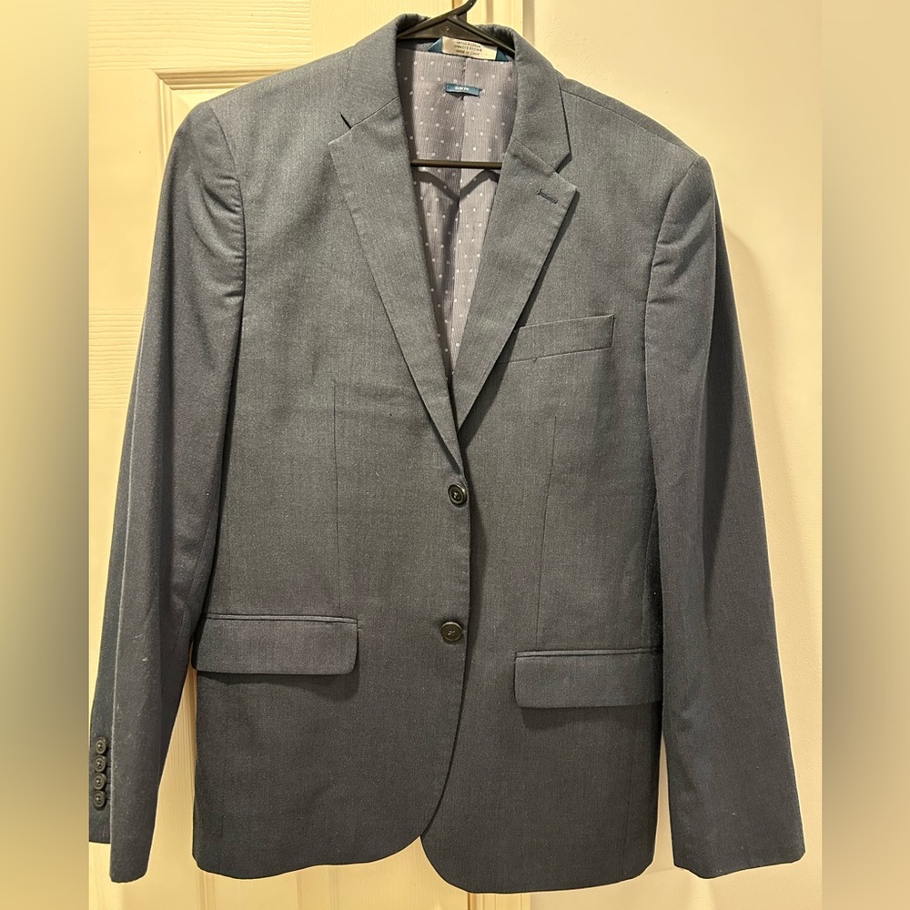 Perry Ellis navy blue blazer-40 regular